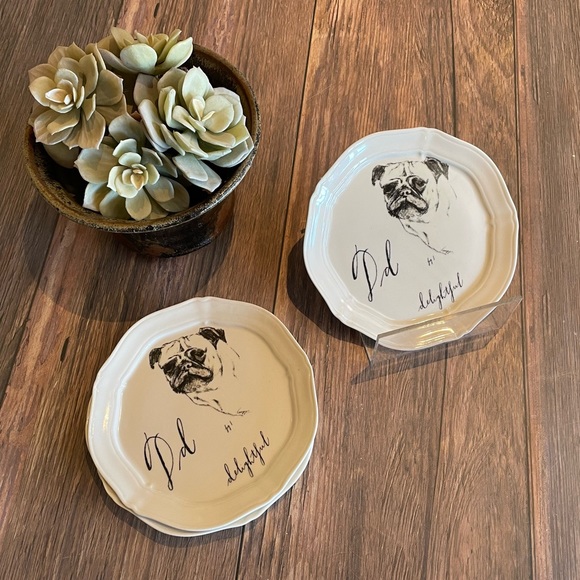 Anthro ~ Monogram d Canape Plate - Picture 4 of 6